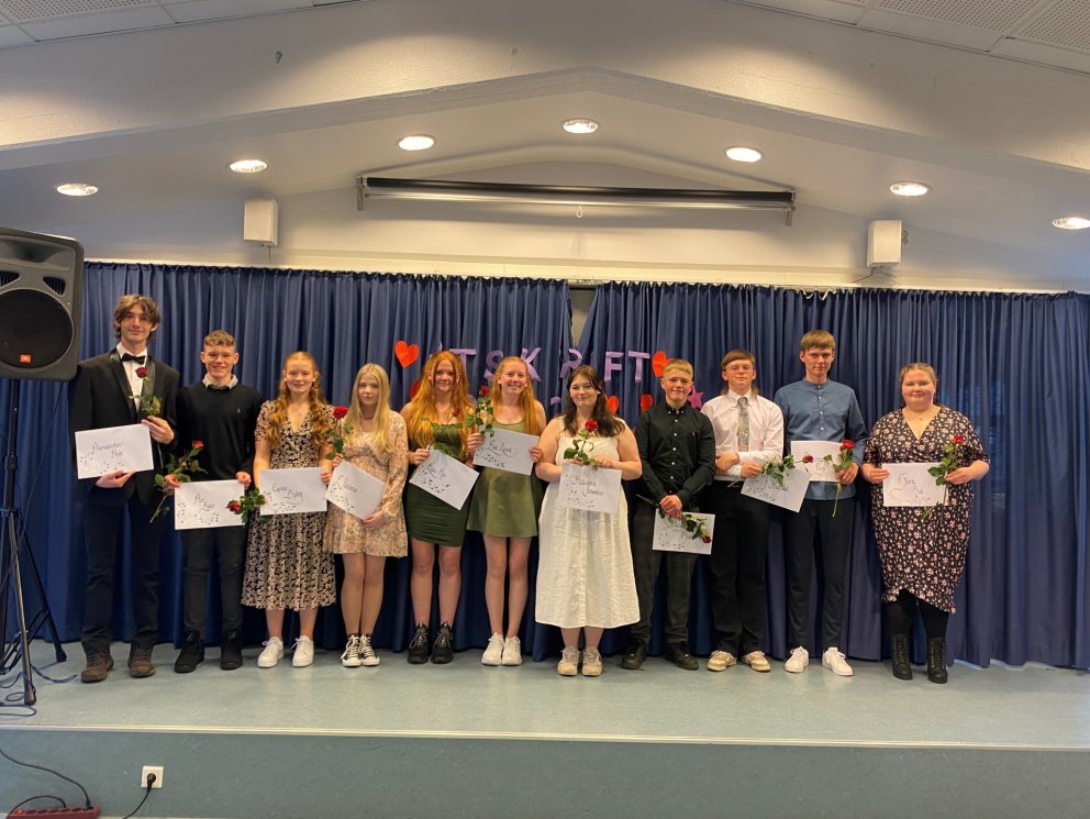 Útskrift 10.bekkjar 2022