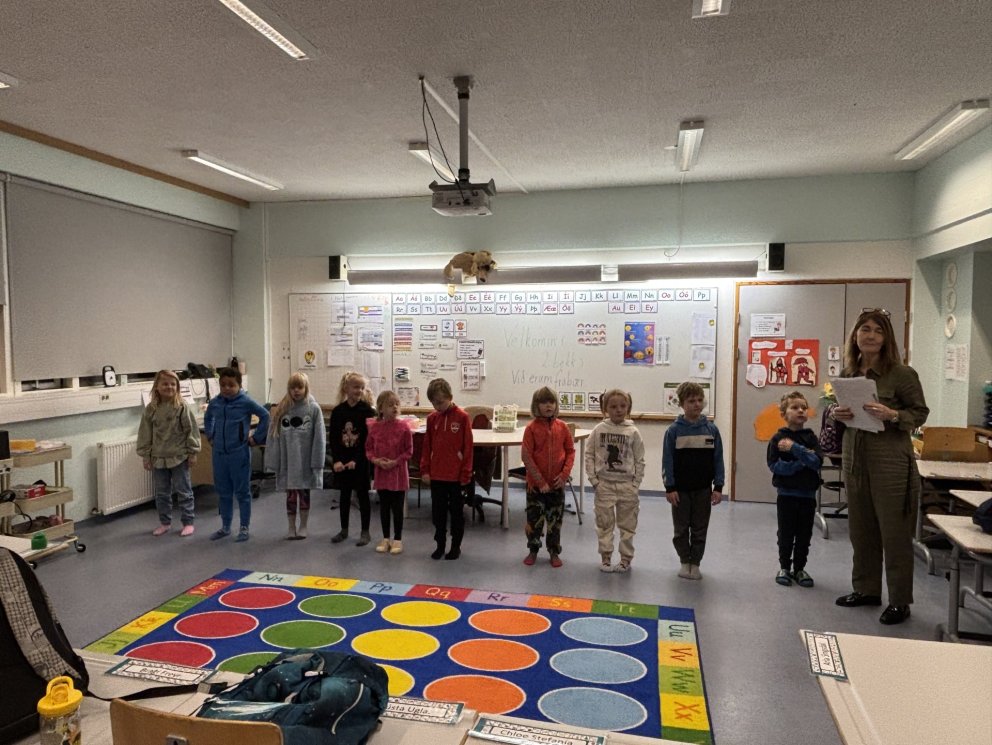 Upplestur í 2. bekk 27. nóvember