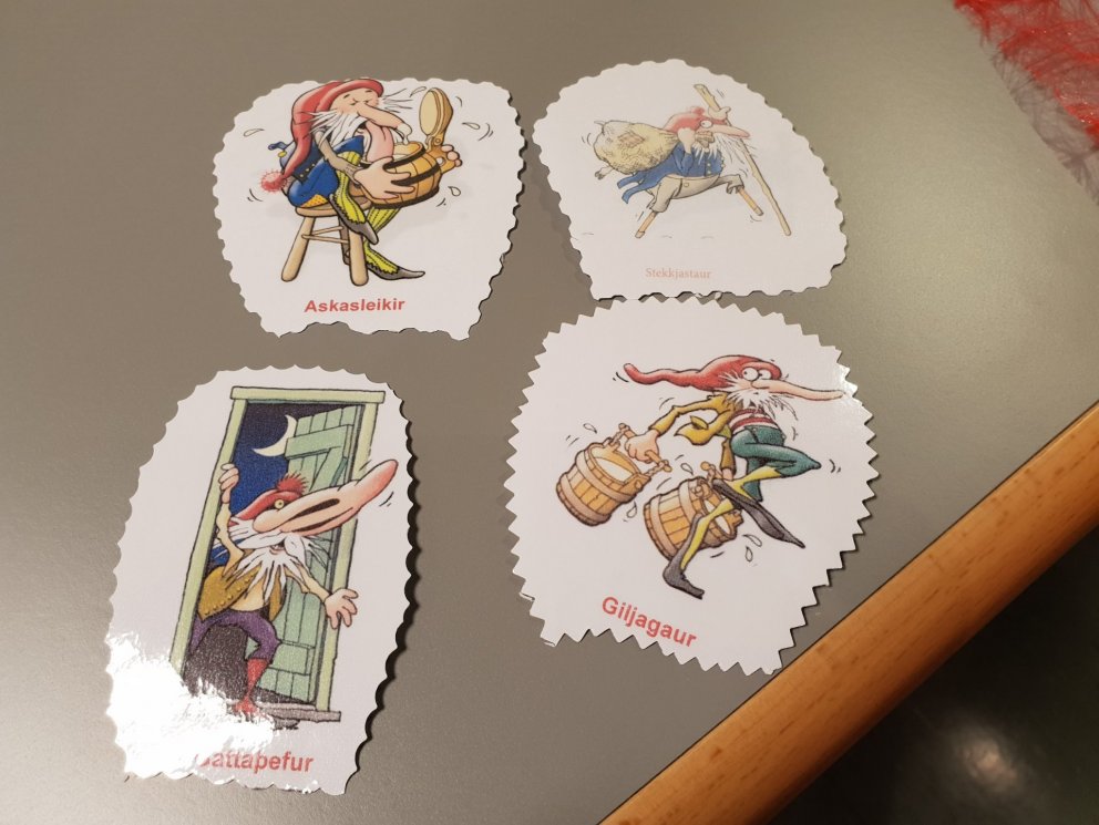 Jólasveinalestur í skólanum