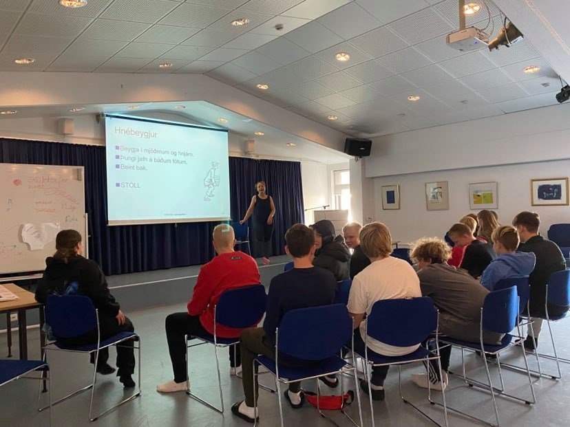 Fyrirlestur um líkamsbeitingu