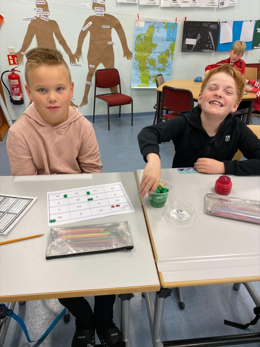 Stærðfræði fjör í 5.bekk