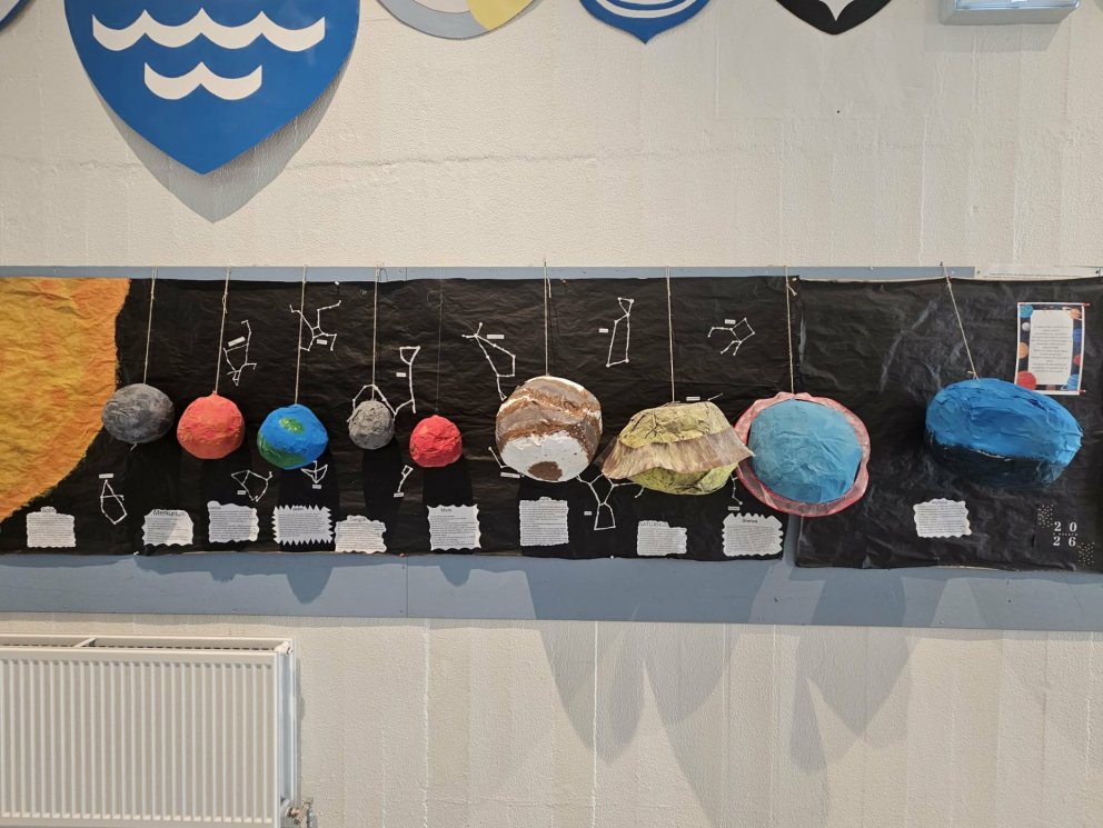 Plánetur og stjörnur í 6. bekk