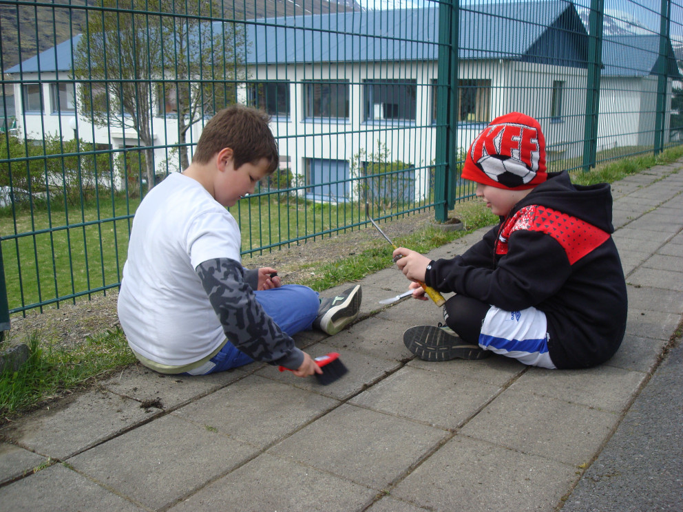 Vorhreinsun í skólanum