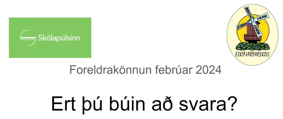 Foreldrakönnun Skólapúlsins febrúar 2024