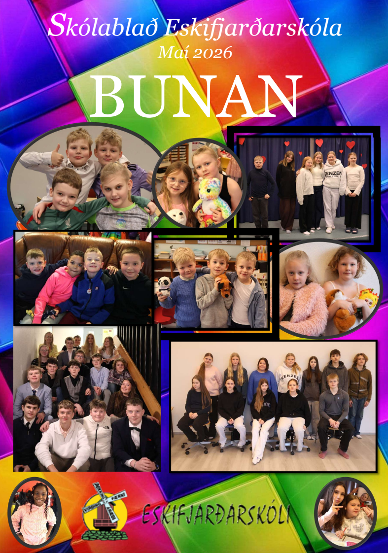 Skólablaðið Bunan - maí útgáfa
