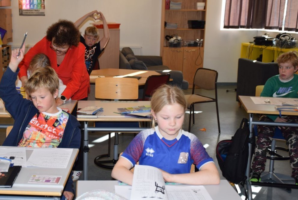 Lestrarspretti Eskifjarðarskóla lauk í dag