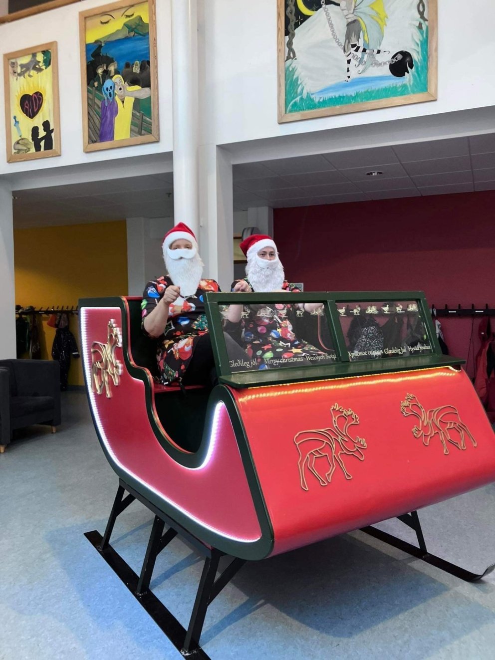 Jólasveinkur í Eskifjarðarskóla