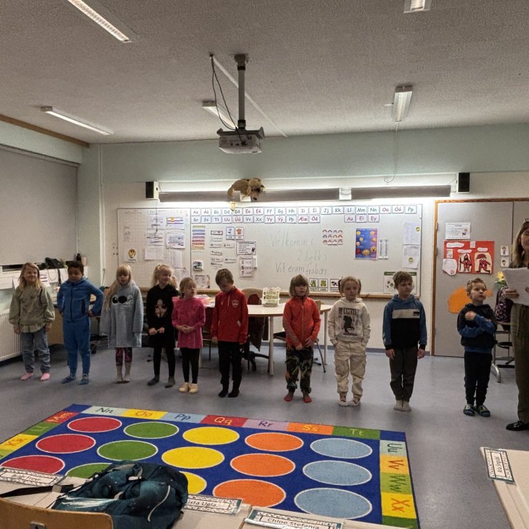 Upplestur í 2. bekk 27. nóvember