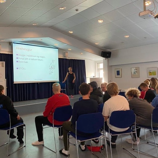 Fyrirlestur um líkamsbeitingu