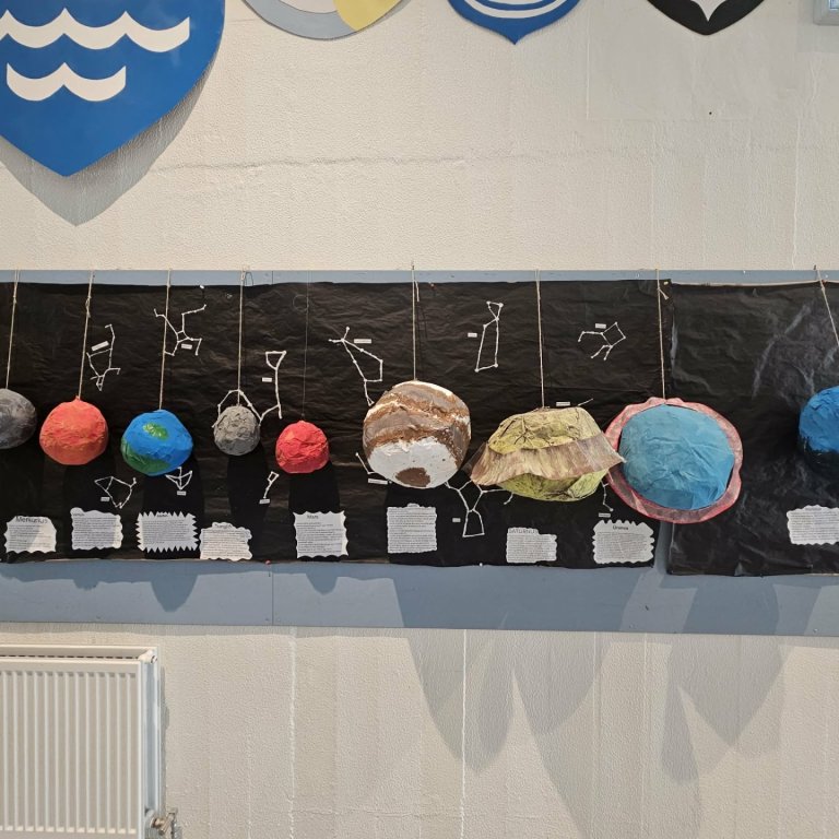 Plánetur og stjörnur í 6. bekk