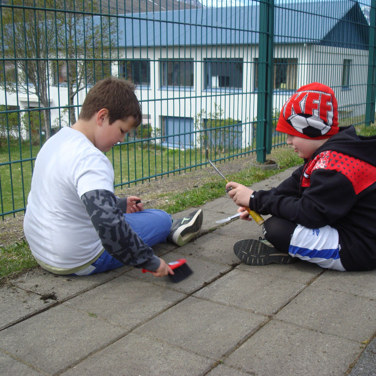 Vorhreinsun í skólanum