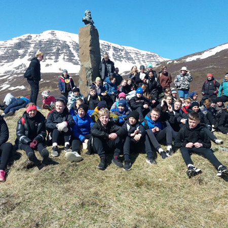 7.bekkingar fræðast um Mjóafjörð