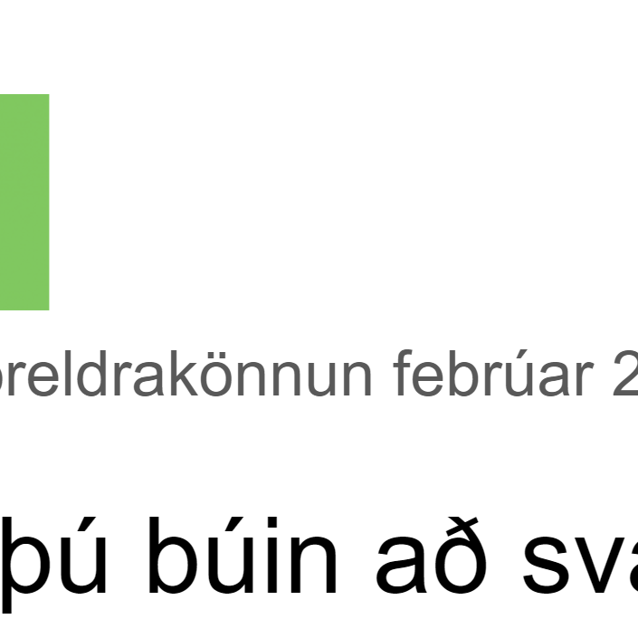 Foreldrakönnun Skólapúlsins febrúar 2024