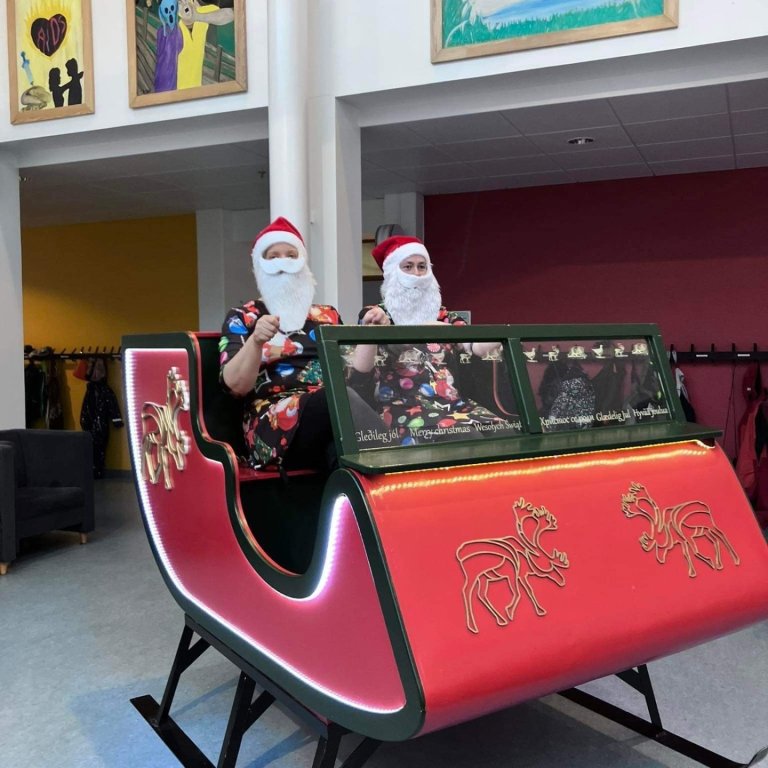 Jólasveinkur í Eskifjarðarskóla